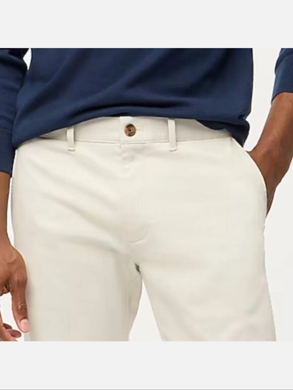New J.crew H3167 40 32 stone Slim-fit flex chino pant Slim